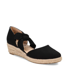 Load image into Gallery viewer, LifeStride Womens Kascade Espadrille Wedge Mary Jane Flat, Black, 8 US