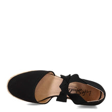 Load image into Gallery viewer, LifeStride Womens Kascade Espadrille Wedge Mary Jane Flat, Black, 8 US