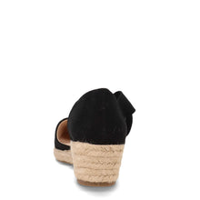 Load image into Gallery viewer, LifeStride Womens Kascade Espadrille Wedge Mary Jane Flat, Black, 8 US