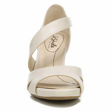 Load image into Gallery viewer, LifeStride Womens Mega Dress Heeled Sandal, Almond, 9.5 Wide US