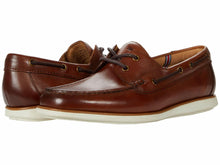 Load image into Gallery viewer, Florsheim Atlantic Moc Toe Boat Shoe Mens Oxford 115 DM US Cognac