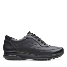 Load image into Gallery viewer, Clarks Women&#39;s Appley Tie Oxford, Black Leather, 6.5