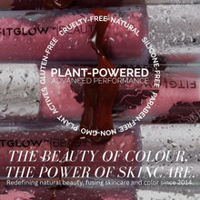 Load image into Gallery viewer, FITGLOW Beauty Lip Colour Serum | Hydrating Lip Gloss | Plumping Anti-Aging Lip Treatment | Natural Shine with Pomegranate Sterols &amp; Collagen | Buildable Color for Dry Chapped Lips | Juice - 10g