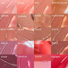 Load image into Gallery viewer, FITGLOW Beauty Lip Colour Serum | Hydrating Lip Gloss | Plumping Anti-Aging Lip Treatment | Natural Shine with Pomegranate Sterols &amp; Collagen | Buildable Color for Dry Chapped Lips | Juice - 10g