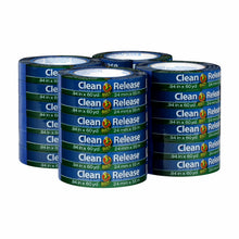 Load image into Gallery viewer, Duck Clean Release Blue Painter's Tape 1-Inch (0.94-Inch x 60-Yard), 24 Rolls, 1440 Total Yards, 284371