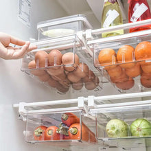 Load image into Gallery viewer, EVNE Refrigerator Drawers Fridge Drawer Organizer Fridge Organizer Drawers Small Size Refrigerator Shelf Pull Out Shelf Storage, Storage Egg Deli Cheese Meat 4 Liners Mats Included 15'' Max Size