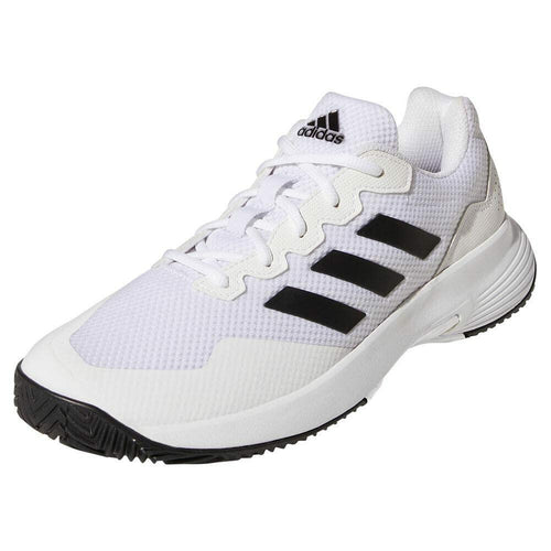 adidas Men's GameCourt 2 Tennis Shoe, Preloved Red/White/Preloved Blue, 10.5