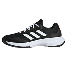 Load image into Gallery viewer, adidas Men&#39;s GameCourt 2 Tennis Shoe, Black/White/Solar Red, 10