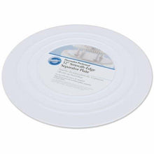 Load image into Gallery viewer, Pack of 3 Wilton Smooth Edge Cake Separators For Tiered Cake, 12-Inch Seperator Plate, Wedding Cake Stand, Smooth Edge Separator Plate (White)
