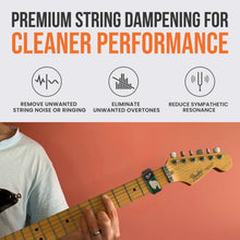 Load image into Gallery viewer, Gruv Gear FretWraps Camo Guitar String Dampener for Bass, Electric, Acoustic &amp; Extended Range Guitars in Studio, Live &amp; Practice - Resonance for Tapping &amp; Recording - Green - Pack of 1