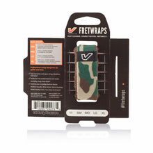 Load image into Gallery viewer, Gruv Gear FretWraps Camo Guitar String Dampener for Bass, Electric, Acoustic &amp; Extended Range Guitars in Studio, Live &amp; Practice - Resonance for Tapping &amp; Recording - Green - Pack of 1