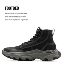 Load image into Gallery viewer, Sorel Men's Kinetic Breakthru Venture Mid Waterproof Shoe - Black, Jet - Size 7.5