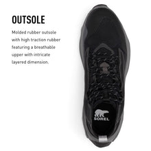 Load image into Gallery viewer, Sorel Men's Kinetic Breakthru Venture Mid Waterproof Shoe - Black, Jet - Size 7.5