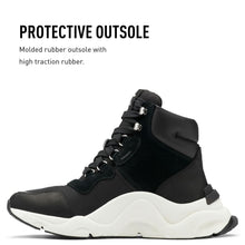 Load image into Gallery viewer, Sorel Women's Kinetic RNEGD Conquest Boot — Black, Sea Salt — Waterproof Leather Winter Boots — Size 5