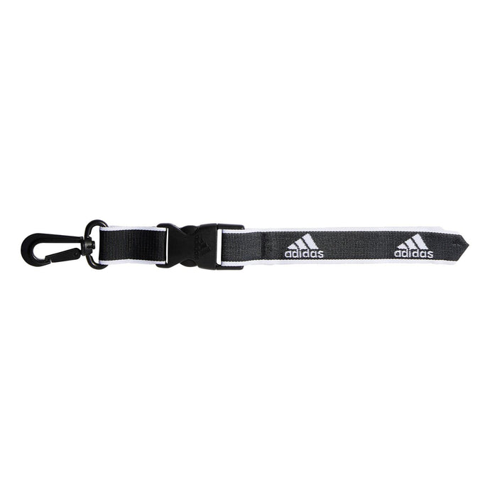 adidas Interval Wrist Lanyard, Black/White, One Size