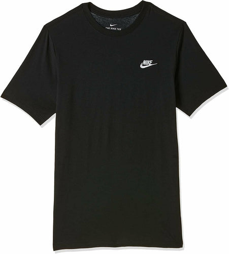 Mens Nike Sportswear Club T-Shirt Black/White X-Large Tall