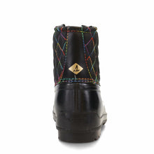 Load image into Gallery viewer, Sperry Port Rain Boot, Black Rainbow, 12 US Unisex Little Kid