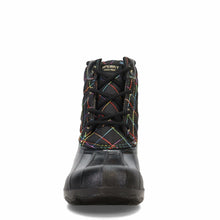 Load image into Gallery viewer, Sperry Port Rain Boot, Black Rainbow, 12 US Unisex Little Kid