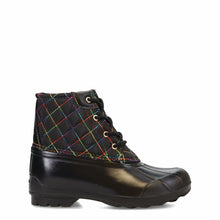 Load image into Gallery viewer, Sperry Port Rain Boot, Black Rainbow, 12 US Unisex Little Kid