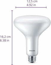 Load image into Gallery viewer, PHILIPS LED 65W BR40 4-Pack Ultra Definition Soft White (2700K) 800 Lumen (10W = 65W) Dimmable Frosted Flicker-Free Light Bulbs