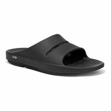 Load image into Gallery viewer, Oofos OOahh Slide Sandal in Black at Nordstrom, Size 8 Women's
