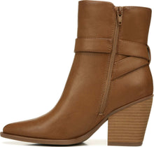 Load image into Gallery viewer, Naturalizer SOUL Women's Mocha Ankle Boot Gingersnap Brown 9 W