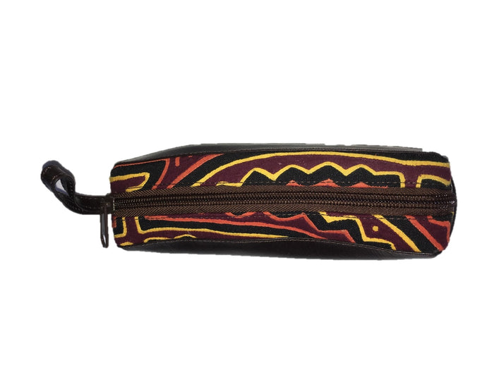 Handmade darkbrown pecils case