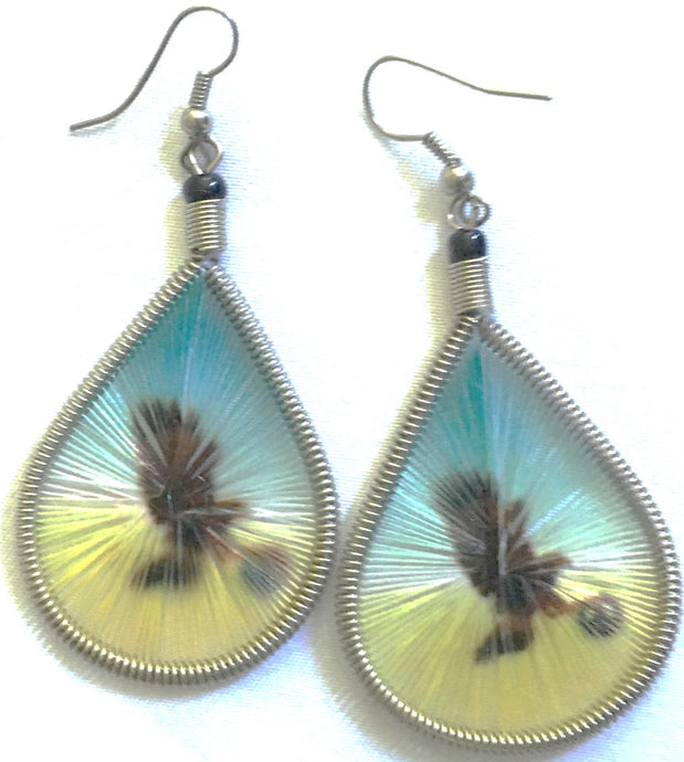 Handmade earings of aggle