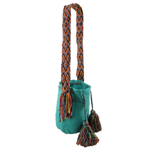 Handmade turquese bag