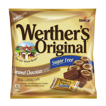 Load image into Gallery viewer, WERTHER&#39;S ORIGINAL Sugar Free Caramel Hard Candy, 1.46 Ounce Bag (Pack of 12), Hard Candy, Bulk Candy, Individually Wrapped Candy Caramels, Caramel Candy Sweets, Bag of Candy, Hard Candy Bulk