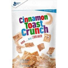 Load image into Gallery viewer, (4) resealable pouches of Cinnamon Toast Crunch; 3.5oz per pouch