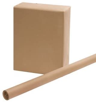 2 ROLLS - Brown Kraft Wrapping Paper 30
