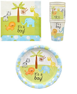 Baby Shower Paper Plates, Cups and Napkins (Gender Neutral)