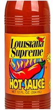 Load image into Gallery viewer, Louisiana Supreme Hot Sauce - Certified Cajun - Low Carbs - 12 OZ. Pack of 2