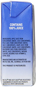 Juicy Juice 100% Apple Juice, 4.23-Ounce Packages 8 boxes, (Pack of 5)