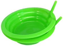 Load image into Gallery viewer, Good Living Set of 2 Sip-A-Bowl Cereal Bowls With Built-In Straw, Colors Vary, 1-pack
