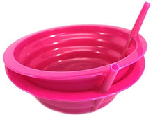 Load image into Gallery viewer, Good Living Set of 2 Sip-A-Bowl Cereal Bowls With Built-In Straw, Colors Vary, 1-pack