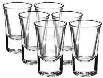 Dessert Shot Glasses 1.5oz Glassware Set 6 Pack