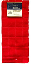Load image into Gallery viewer, Home Collection Kitchen Linen Set (2 Oven Mitts, 2 Pot Holders, 1 Kitchen Towel) (Red)