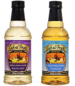 Cafe al Fresco - Gourmet Vanilla Coffee Syrup, Hazelnut Coffee Syrup 12.7-oz