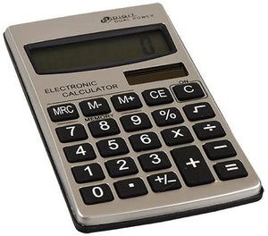 JOT 8-Digit Dual Power Metal Calculators