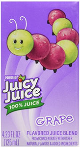 Juicy Juice 100% Apple Juice, 4.23-Ounce Packages 8 boxes, (Pack of 5)