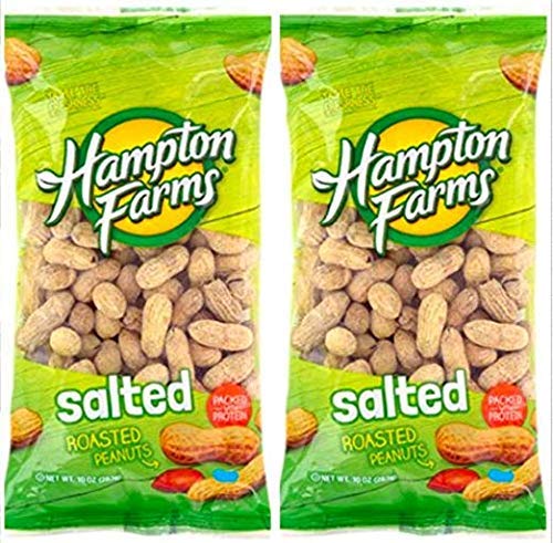 Salted Roasted Peanuts, 10-oz. Bags - 3 Packs; Hearty and healthy peanuts a good source of Protein