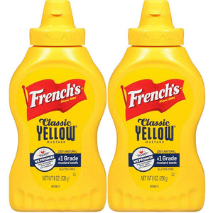 French's Classic Yellow Mustard 8 Oz Bottle 2 Pack