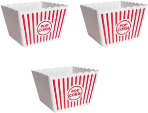 Plastic Popcorn Tub - 8.5" Square, 3 Pack by Greenbrier (3)
