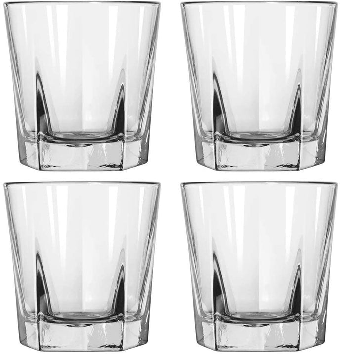 Whiskey Glasses Set of 12-12 oz Double Old Fashioned Rocks Glasses