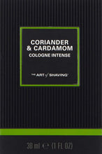Load image into Gallery viewer, The Art of Shaving Cologne Intense, Coriander &amp; Cardamom, 1.0 Fl Oz