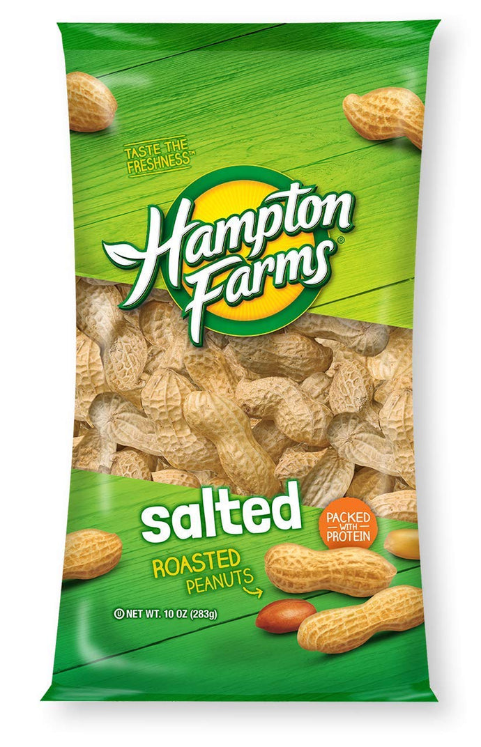 HAMPTON FARMS Salted Peanuts in the Shell, 10 OZ