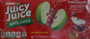 Juicy Juice 100% Apple Juice, 4.23-Ounce Packages 8 boxes, (Pack of 5)