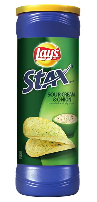 Lay's Stax, Sour Cream & Onion, 5.5-Ounce Containers